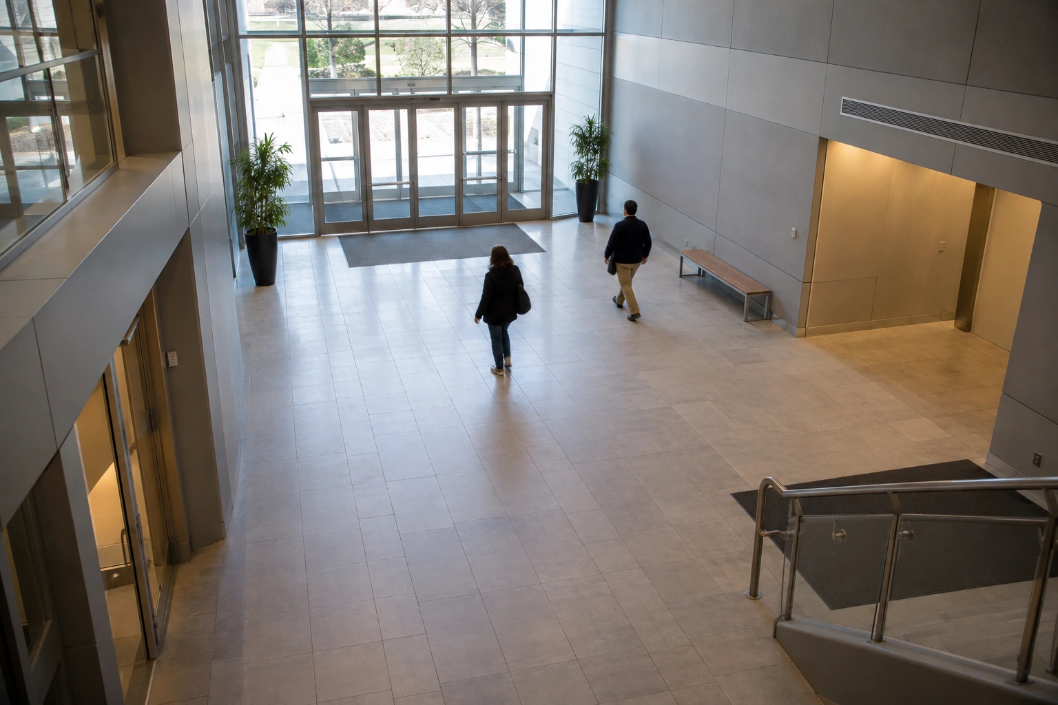 An ordinary entrance hall.
